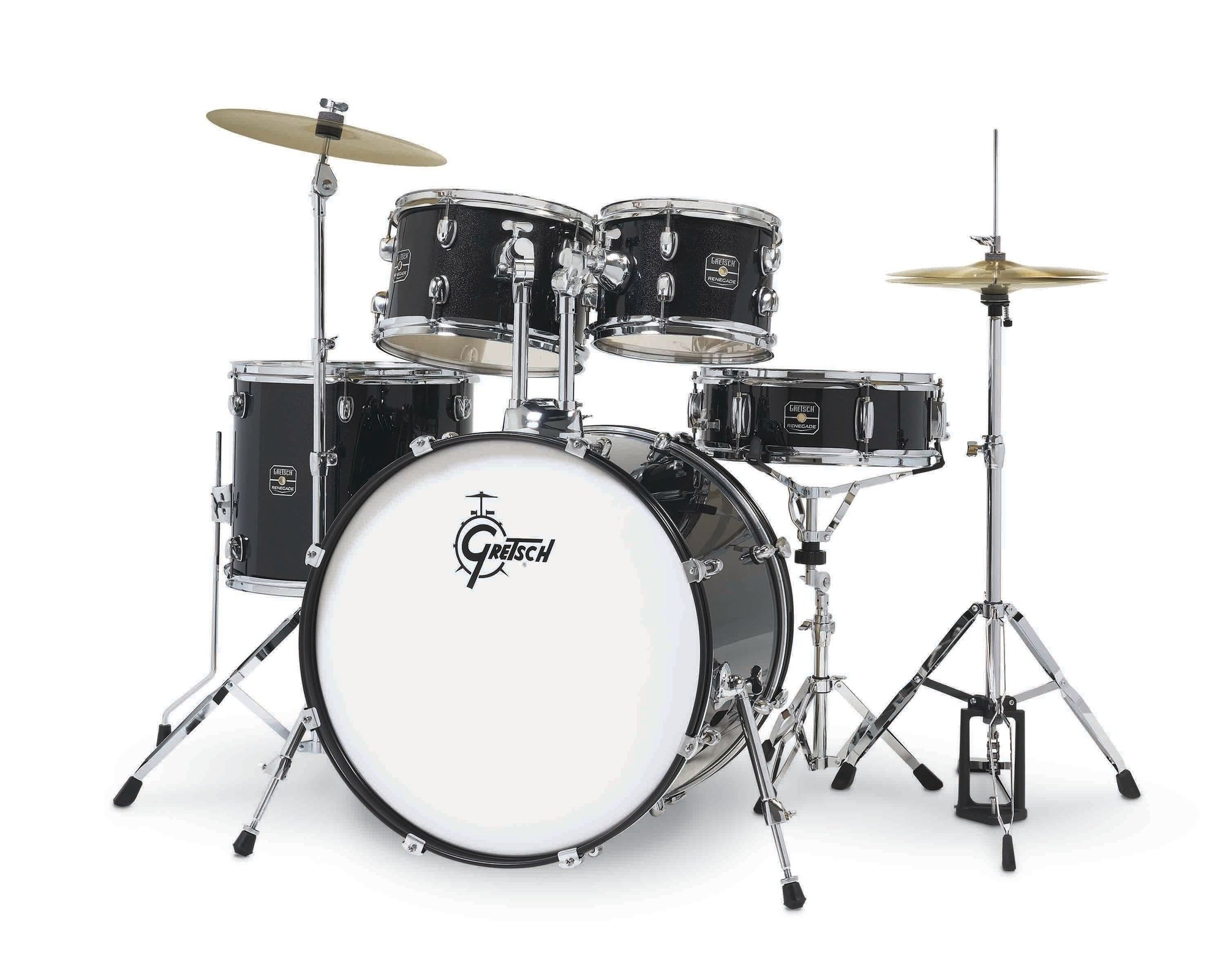 Gretsch Renegade 22'' - 5 FÛts - Black Mist - Akustik Schlagzeug Rock - Variation 5