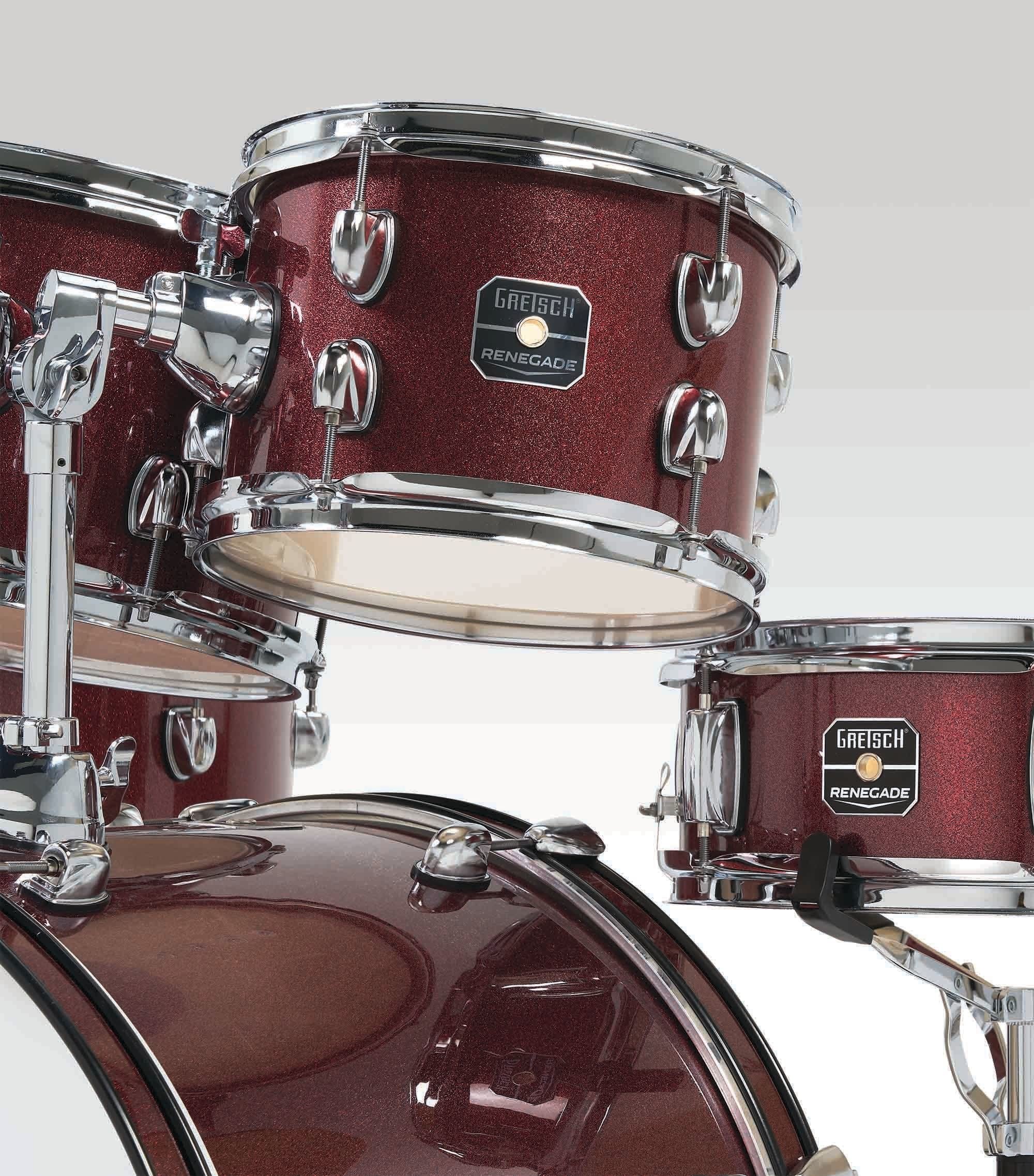 Gretsch Renegade 22'' - 5 FÛts - Ruby Sparkle - Akustik Schlagzeug Rock - Variation 6