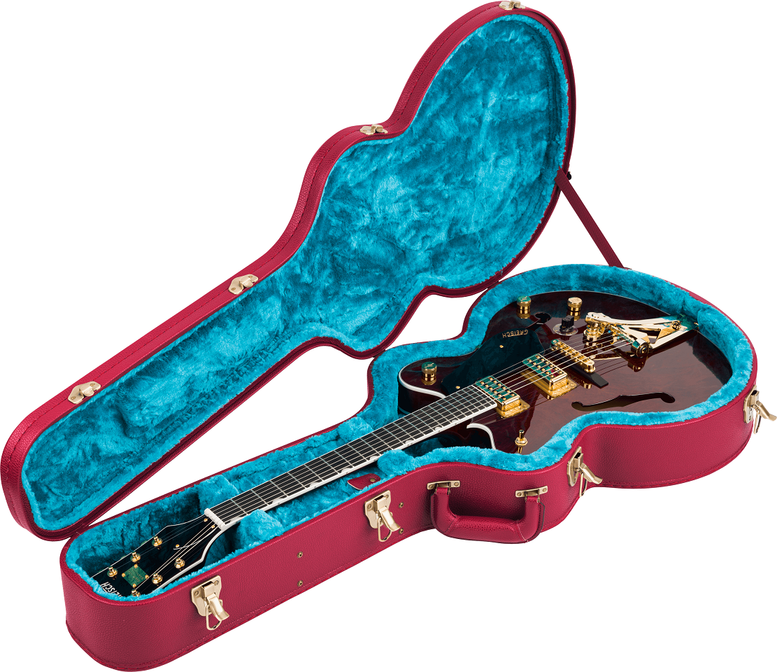 Gretsch Rs201 Studiomatic Abbey Road Ltd 2h Trem Eb - Emb 19/11 - Classic Walnut Stain - Semi-Hollow E-Gitarre - Variation 4