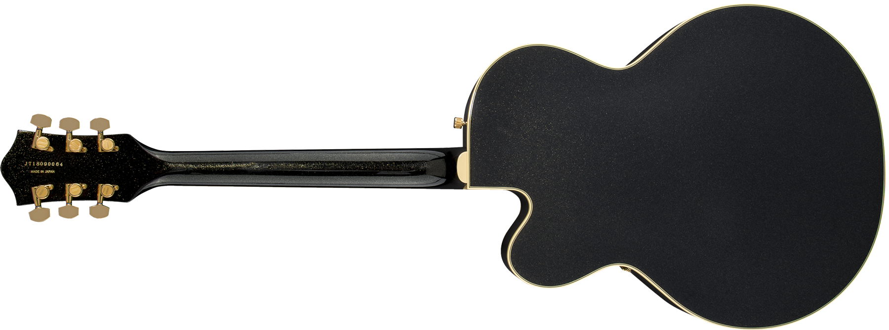 Gretsch Steve Wariner G6120t-sw Nashville Japon Signature Hh Bigsby Eb - Magic Black - Semi-Hollow E-Gitarre - Variation 1