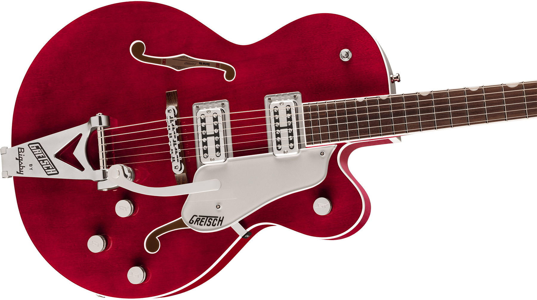 Gretsch Tennessean Hollow Body Bigsby Pro Jap 2h Trem Rw - Deep Cherry Stain - Semi-Hollow E-Gitarre - Variation 2