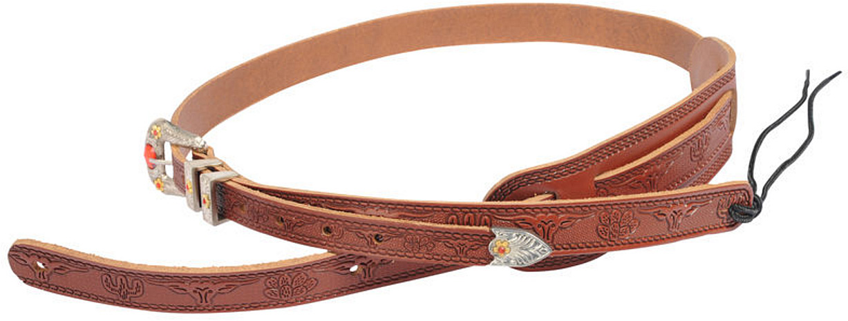 Gretsch Vintage Tooled Leather Guitar Strap Russet Cuir - Gitarrengurt - Variation 1