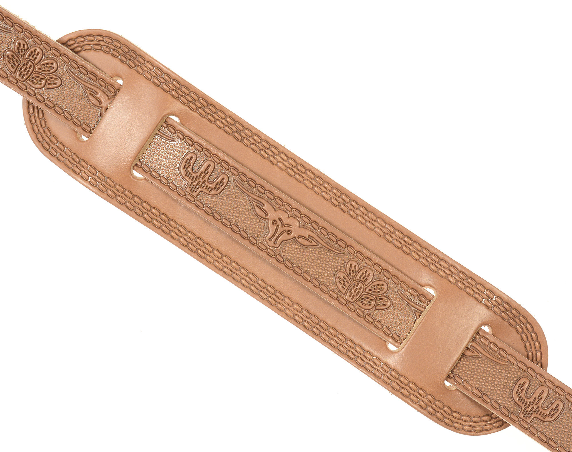 Gretsch Vintage Tooled Leather Guitar Strap Russet Cuir - Gitarrengurt - Variation 1