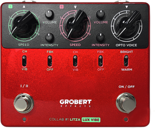 Grobert Effects Lux Vibe - Modulation/Chorus/Flanger/Phaser & Tremolo Effektpedal - Main picture