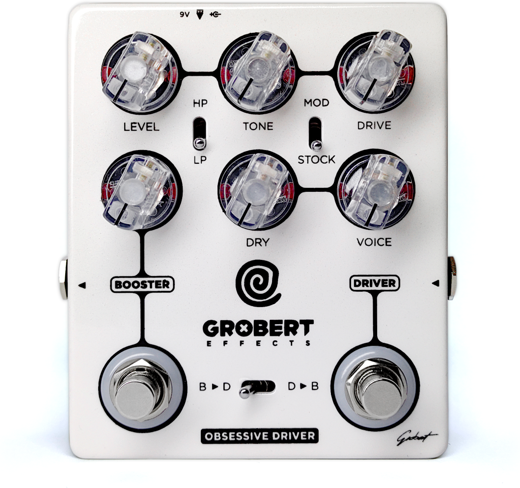 Grobert Effects Obsessive Driver - Overdrive/Distortion/Fuzz Effektpedal - Main picture