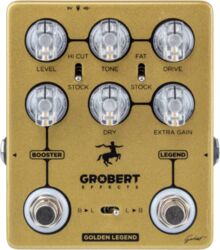 Overdrive/distortion/fuzz effektpedal Grobert effects GOLDEN LEGEND
