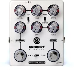Overdrive/distortion/fuzz effektpedal Grobert effects OBSESSIVE DRIVER