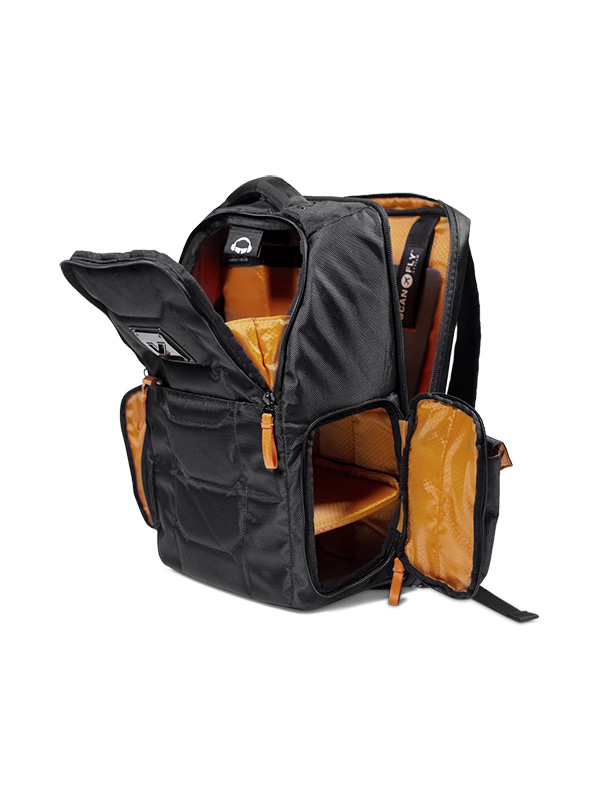 Gruv Gear Club Bag - Sac A Dos Tech Flight-smart - Black-ora - Werbe Rucksack - Variation 2