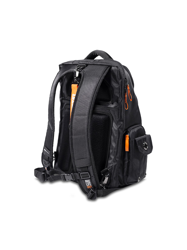 Gruv Gear Club Bag - Sac A Dos Tech Flight-smart - Black-ora - Werbe Rucksack - Variation 4