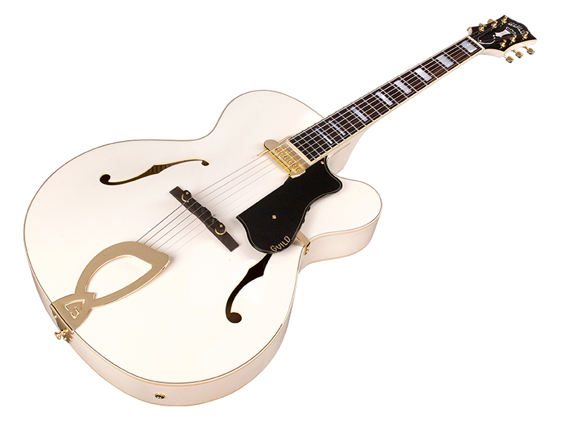 Guild A-150 Savoy Special Newark St Collection +etui - Snowcrest White - Semi-Hollow E-Gitarre - Variation 2