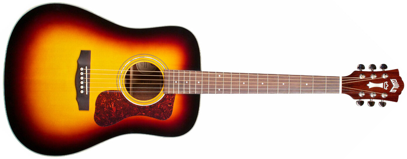 Guild D-140 Westerly Dreadnought Epicea Acajou Rw - Sunburst Gloss - Westerngitarre & electro - Main picture