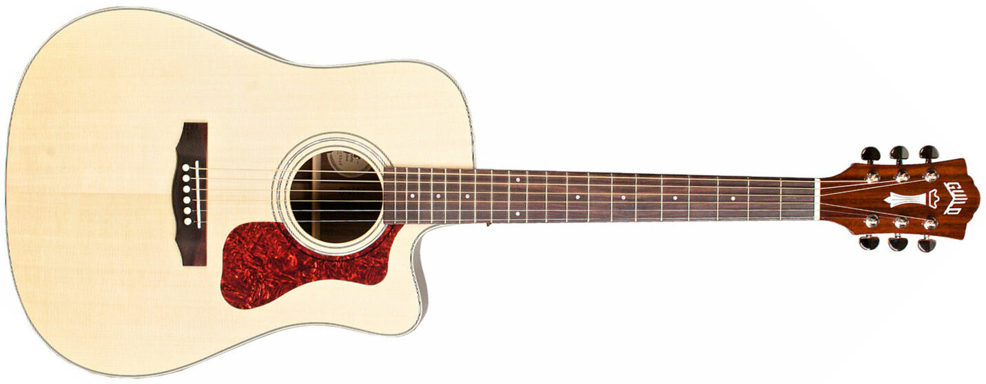 Guild D-150ce Westerly Dreadnought Cw Epicea Palissandre Rw - Natural - Elektroakustische Gitarre - Main picture