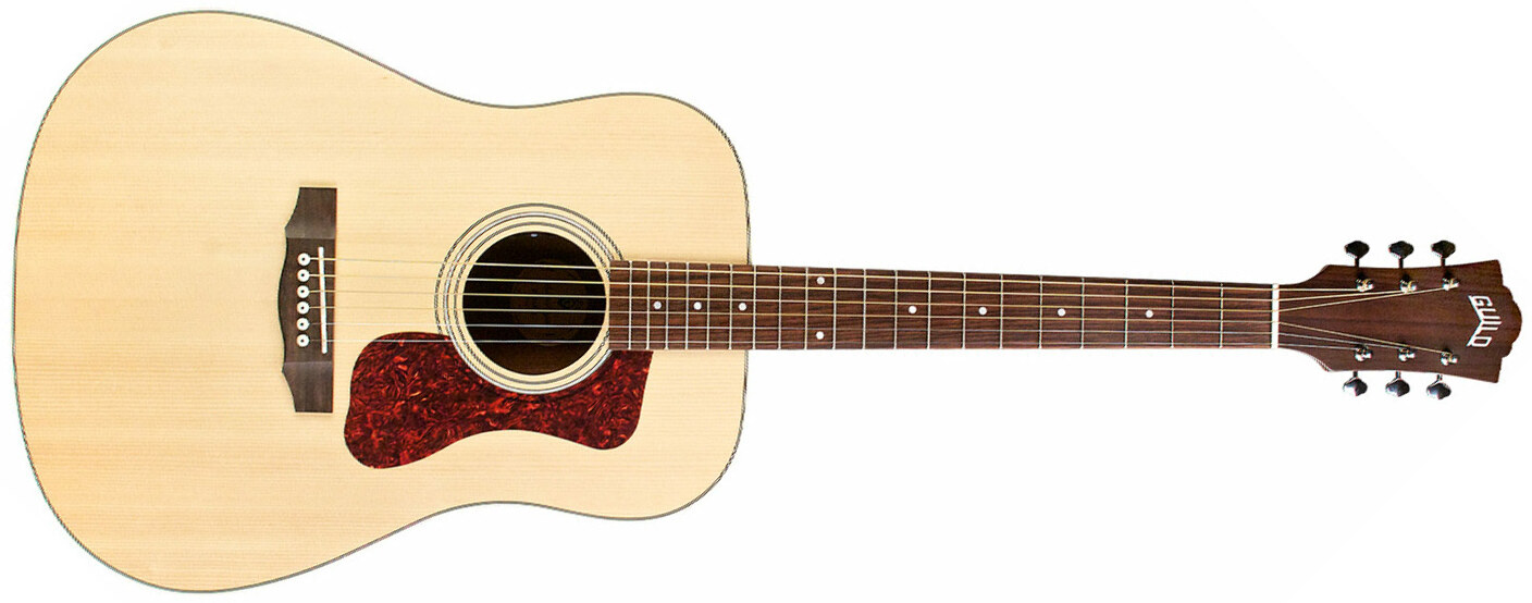 Guild D-240e Westerly Dreadnought Epicea Acajou - Natural - Elektroakustische Gitarre - Main picture