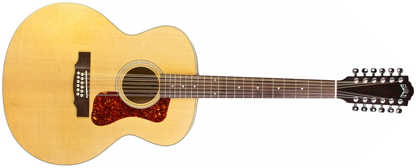 Guild F-2512e Maple Westerly Jumbo 12c Epicea Erable - Natural - Westerngitarre & electro - Main picture