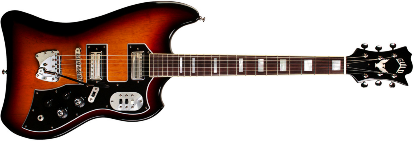 Guild S-200 T-bird - Antique Burst - Retro-Rock-E-Gitarre - Main picture