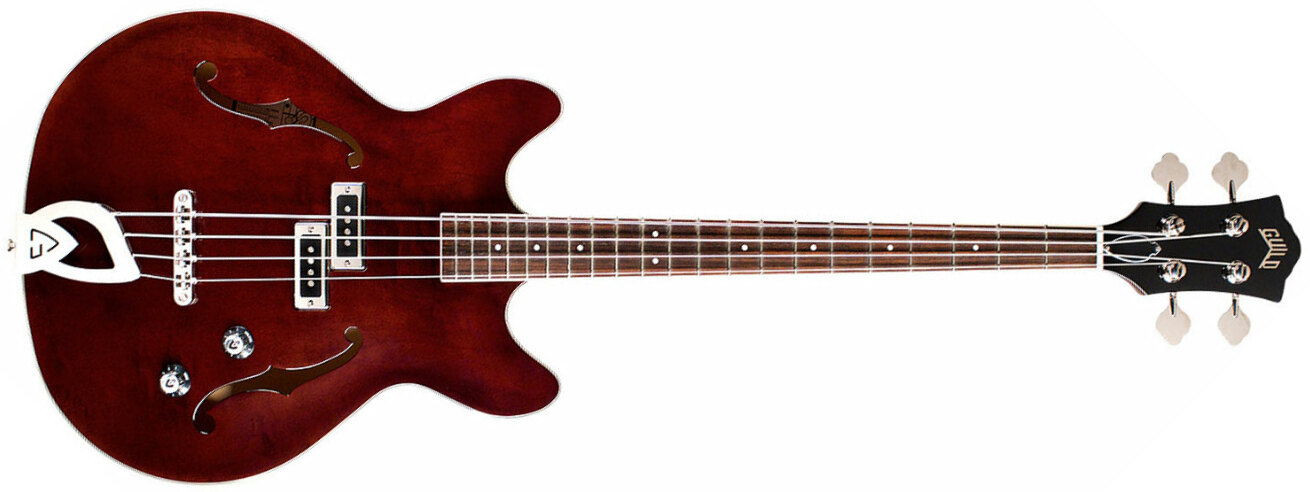 Guild Starfire Bass I Newark St Collection Rw - Vintage Walnut - Halbakustiche Bass - Main picture