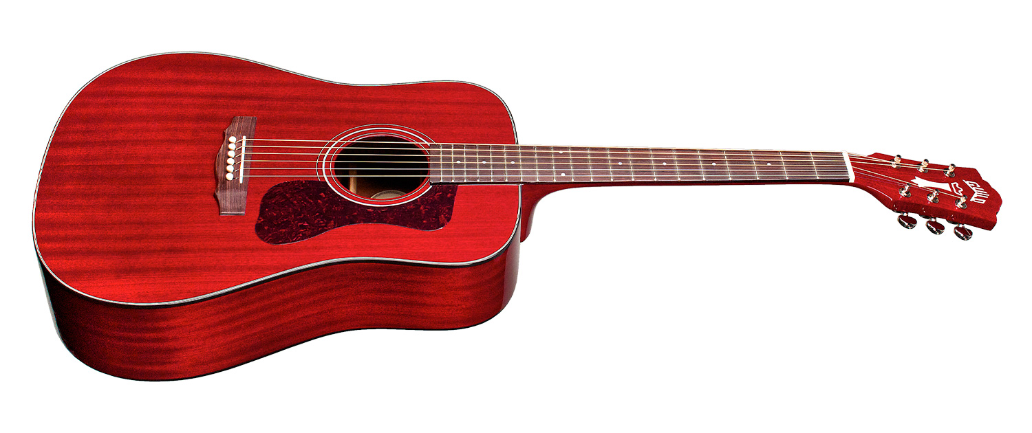 Guild D-120 Westerly Dreadnought Tout Acajou Rw - Cherry Red Gloss - Westerngitarre & electro - Variation 2