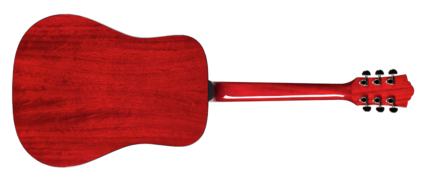 Guild D-120 Westerly Dreadnought Tout Acajou Rw - Cherry Red Gloss - Westerngitarre & electro - Variation 3