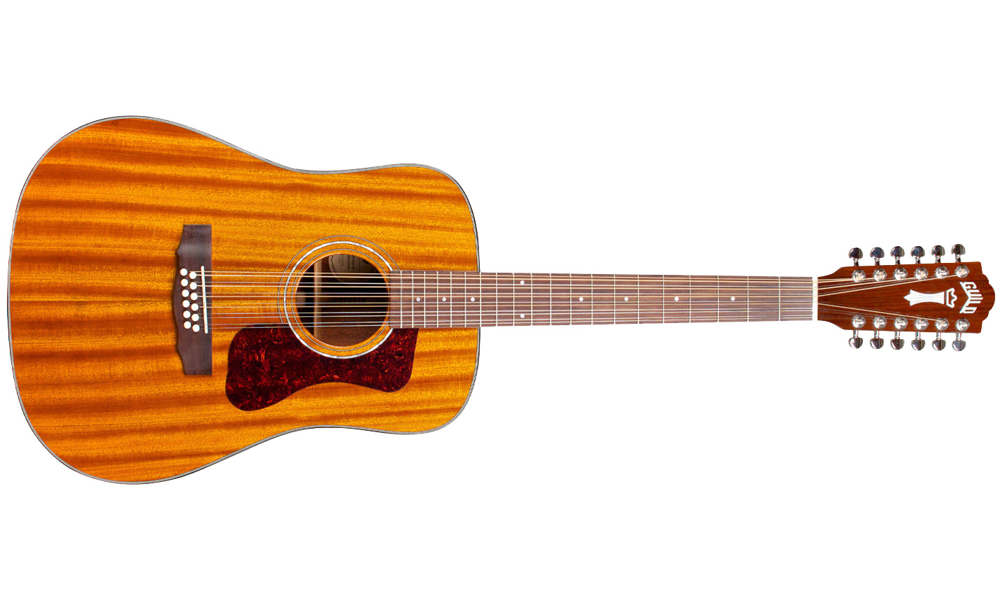 Guild D-1212 Westerly Dreadnought 12c Tout Acajou Rw - Natural - Westerngitarre & electro - Variation 1