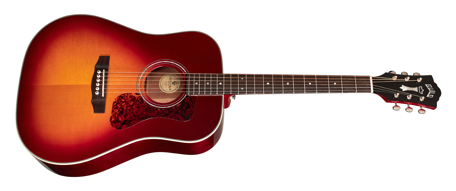 Guild D-140 Westerly Dreadnought Epicea Acajou Rw - Cherry Burst - Westerngitarre & electro - Variation 1