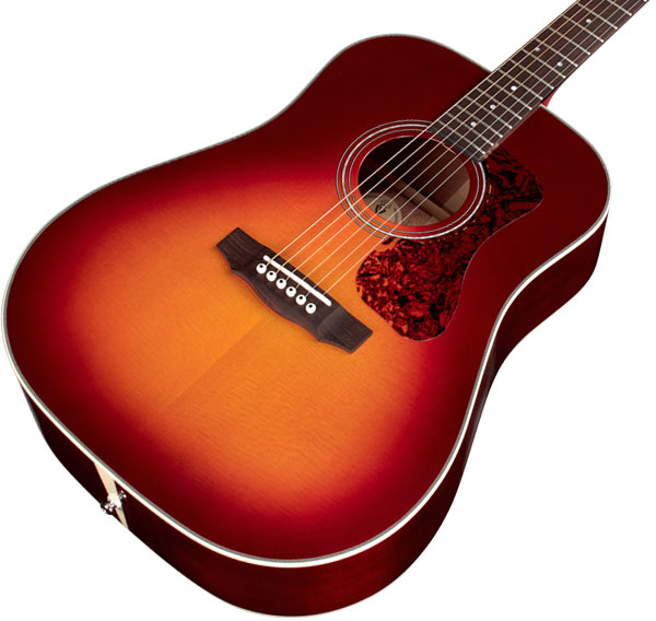 Guild D-140 Westerly Dreadnought Epicea Acajou Rw - Cherry Burst - Westerngitarre & electro - Variation 3