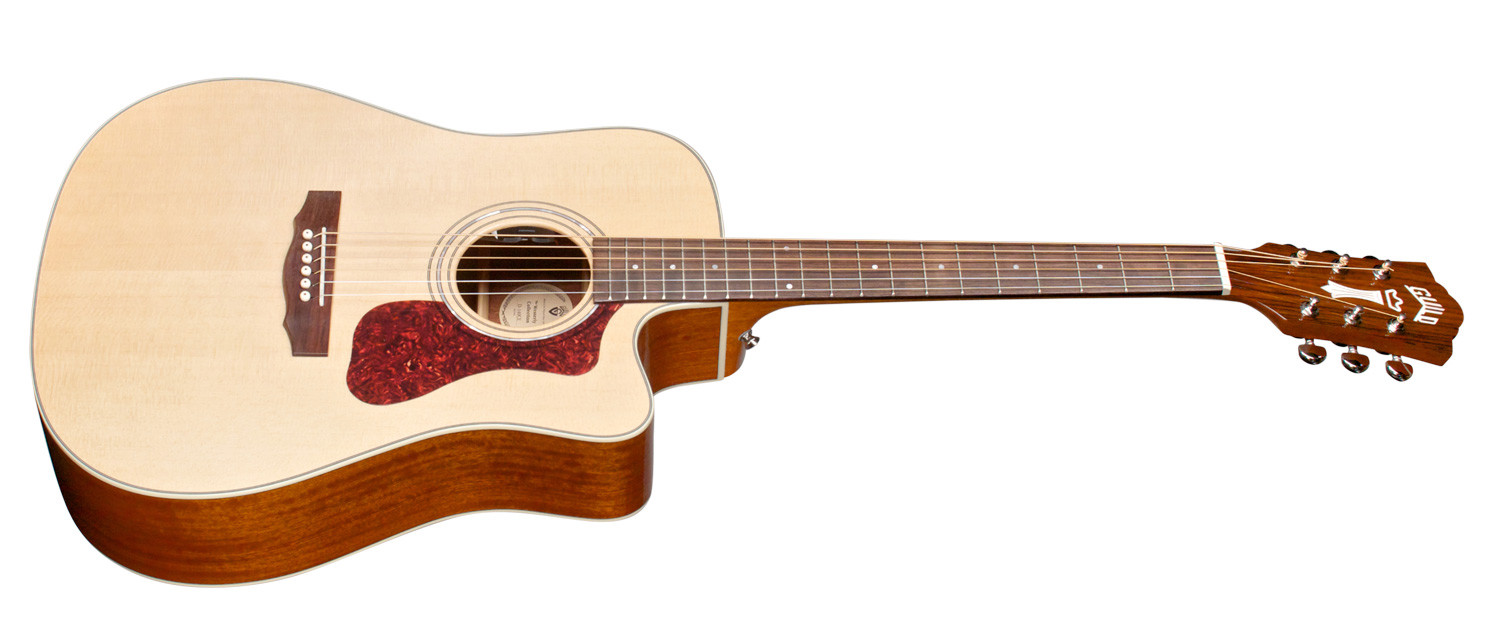 Guild D-140ce Westerly Dreadnought Cw Epicea Acajou Rw +housse - Natural - Westerngitarre & electro - Variation 2