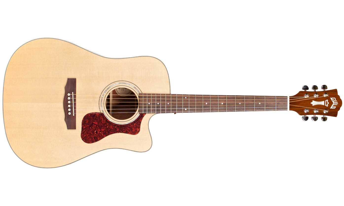 Guild D-140ce Westerly Dreadnought Cw Epicea Acajou Rw +housse - Natural - Westerngitarre & electro - Variation 1