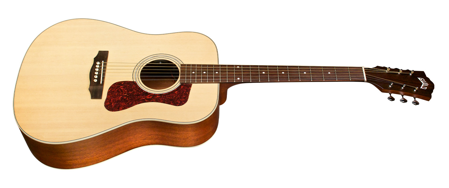 Guild D-240e Westerly Dreadnought Epicea Acajou - Natural - Elektroakustische Gitarre - Variation 1