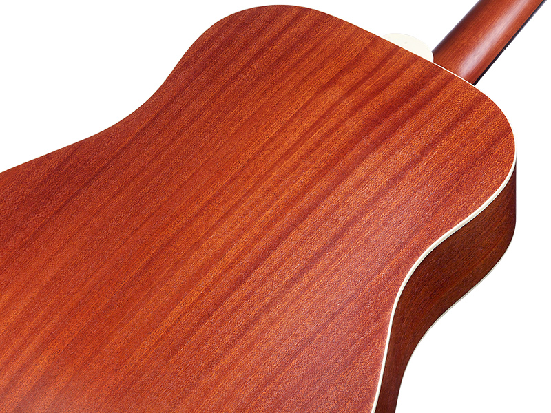 Guild D-240le Mahogany Lh Gaucher Dreadnought Epicea Acajou Pf - Natural - Elektroakustische Gitarre - Variation 2
