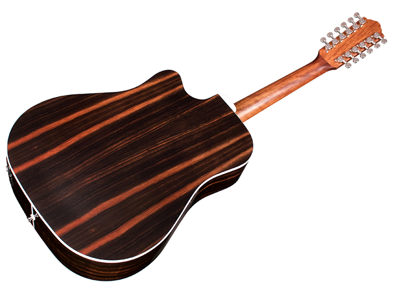 Guild D-2612ce Deluxe Westerly Dreadnought Cw 12c Epicea Ebene Pf - Antique Burst - Elektroakustische Gitarre - Variation 4