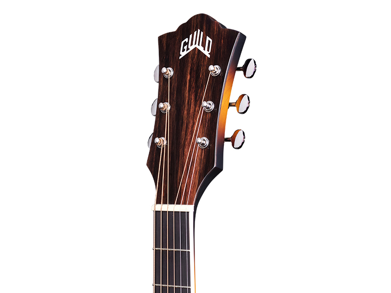 Guild F-250e Deluxe Westerly Jumbo Epicea Erable Pf - Antique Burst - Elektroakustische Gitarre - Variation 5