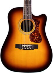 Folk-gitarre Guild D-2612CE Deluxe Westerly - Antique burst