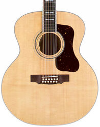 Folk-gitarre Guild F-512E Maple USA - Natural