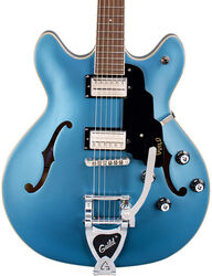 Semi-hollow e-gitarre Guild Starfire I DC Newark ST - Pelham blue