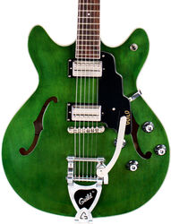 Semi-hollow e-gitarre Guild Starfire I DC Newark ST - Emerald green