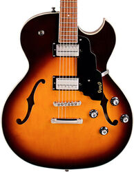 Semi-hollow e-gitarre Guild Starfire I SC Newark ST - Antique burst