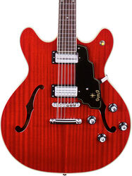 Semi-hollow e-gitarre Guild Starfire IV ST-12 Newark ST - Cherry red
