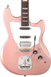 Retro-rock-e-gitarre Guild Surfliner Deluxe - Rose quartz metallic