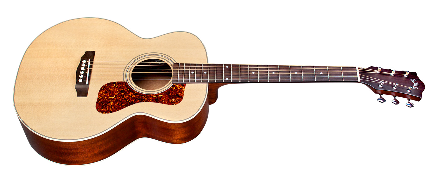 Guild Jumbo Junior Mahogany Westerly Epicea Acajou Rw - Natural - Elektroakustische Gitarre - Variation 1