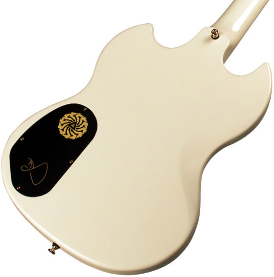 Guild Kim Thayil Polara Newark St Signature 2h Ht Rw - Vintage White - Signature-E-Gitarre - Variation 3