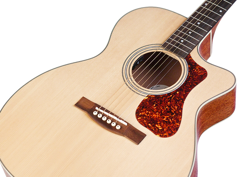 Guild Om-240ce Westerly Orchestra Cw Epicea Acajou Pf - Natural - Elektroakustische Gitarre - Variation 3