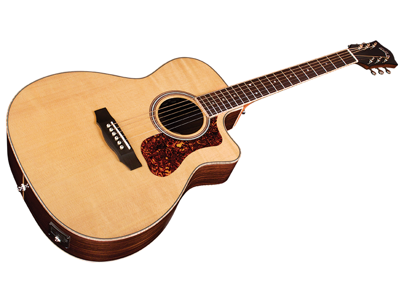 Guild Om-250ce Reserve Westerly Orchestra Cw Epicea Palissandre Pf - Natural - Elektroakustische Gitarre - Variation 3