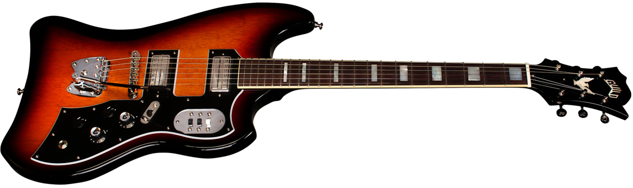 Guild S-200 T-bird - Antique Burst - Retro-Rock-E-Gitarre - Variation 1
