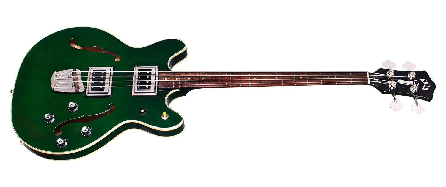 Guild Starfire Bass Ii Newark St Collection Rw - Emerald Green - Halbakustiche Bass - Variation 1