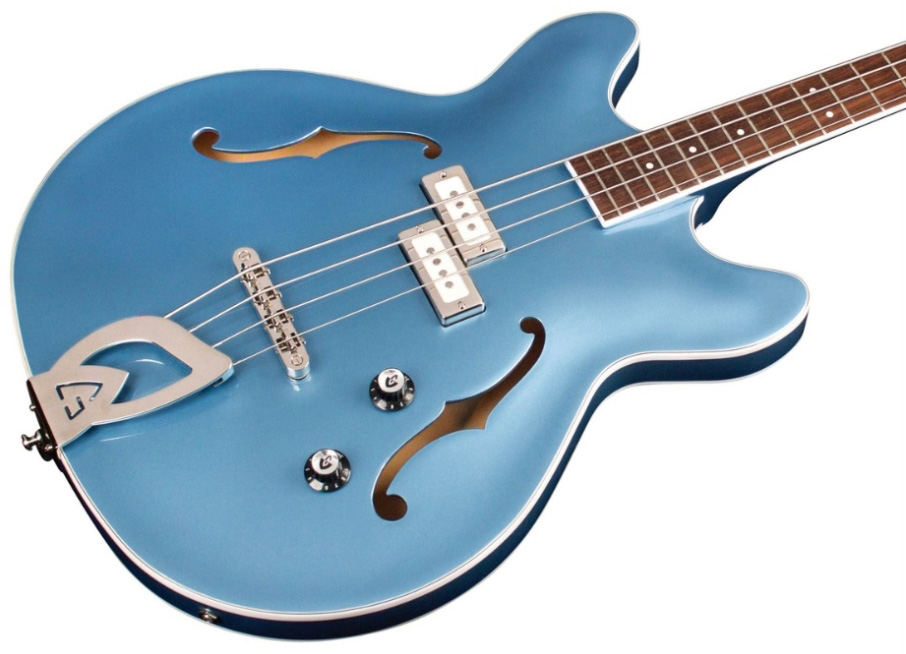 Guild Starfire I Bass Newark St Collection Rw - Pelham Blue - Halbakustiche Bass - Variation 2