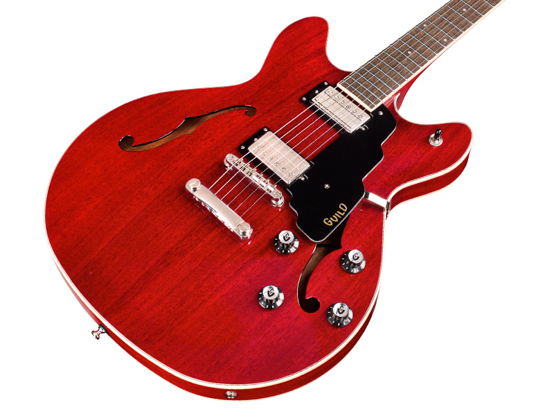 Guild Starfire I Dc Newark St Hh Ht Rw - Cherry Red - Semi-Hollow E-Gitarre - Variation 2