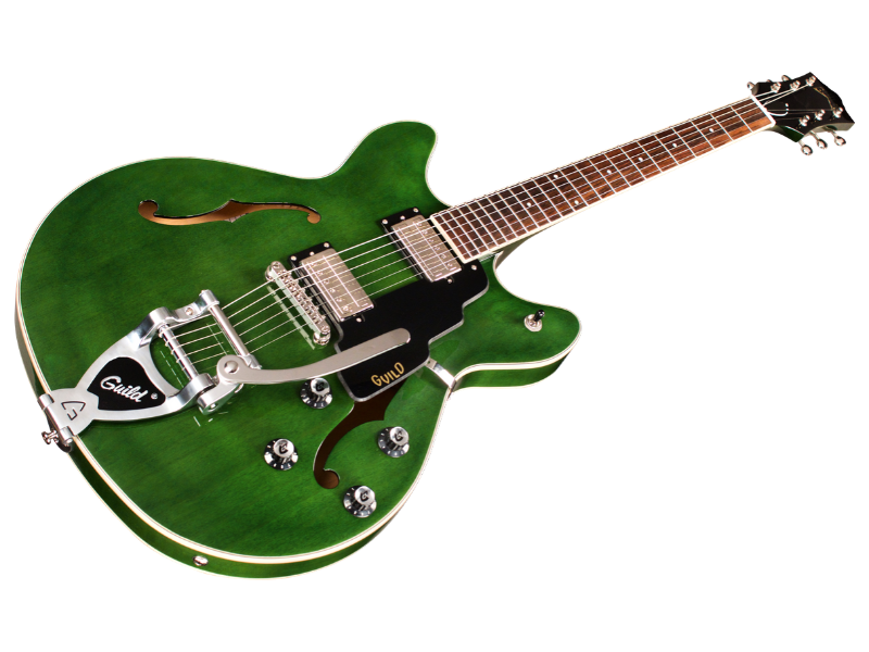 Guild Starfire I Dc Newark St Hh Bigsby Rw - Emerald Green - Semi-Hollow E-Gitarre - Variation 2