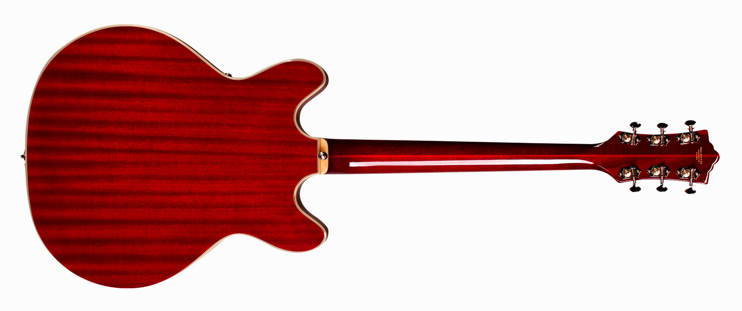 Guild Starfire Iv Newark St Hh Ht Rw - Cherry Red - Semi-Hollow E-Gitarre - Variation 1
