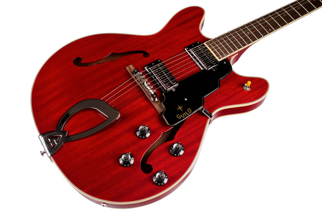 Guild Starfire Iv Newark St Hh Ht Rw - Cherry Red - Semi-Hollow E-Gitarre - Variation 2