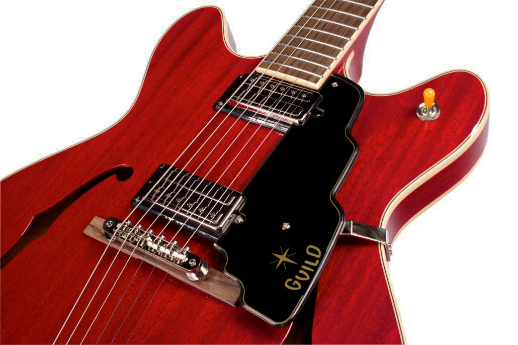 Guild Starfire Iv Newark St Hh Ht Rw - Cherry Red - Semi-Hollow E-Gitarre - Variation 3